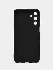 Угольный чехол для Samsung Galaxy A15 / Самсунг Галакси 15, силиконовый, матовый