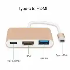 Адаптер переходник,  Концентратор, HUB для Macbook, Type-c to USB, Type-c to HDMI