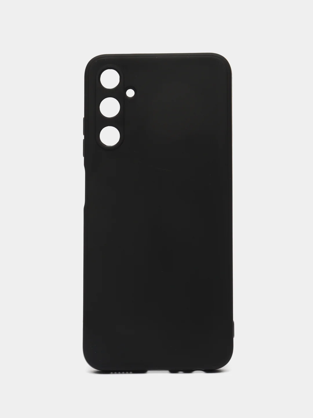 Угольный чехол Samsung Galaxy A05s / Самсунг Галакси А05c, черный, силиконовый
