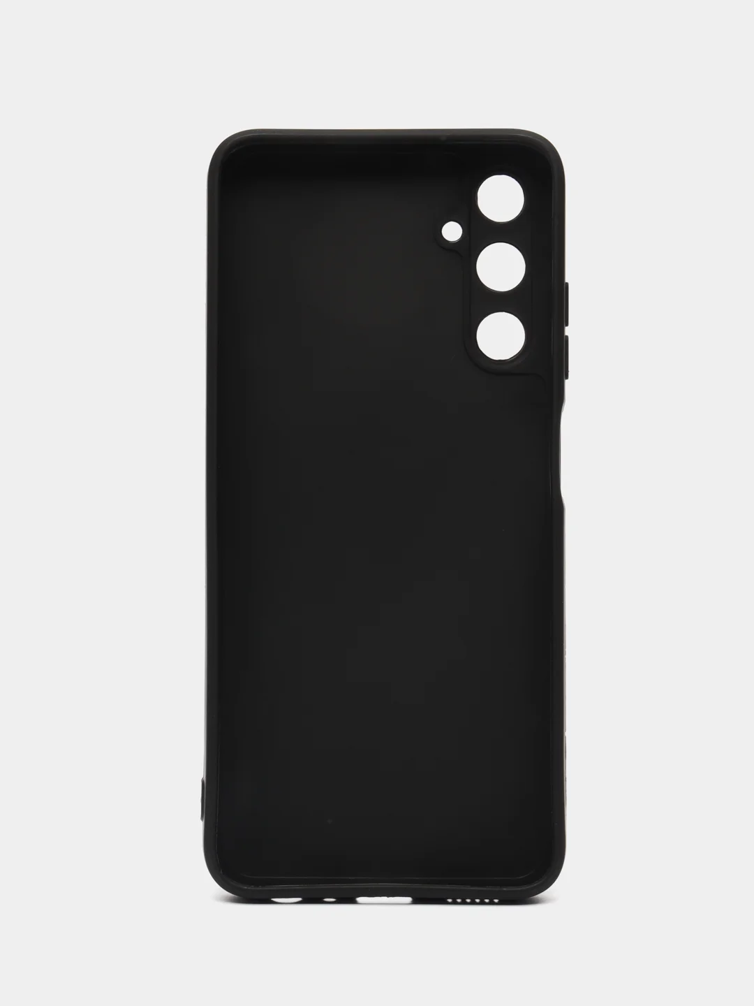 Угольный чехол Samsung Galaxy A05s / Самсунг Галакси А05c, черный, силиконовый