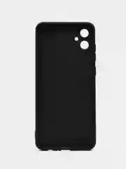 Угольный чехол Samsung Galaxy A05 / Самсунг Галакси А05, черный, силиконовый