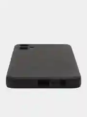 Угольный чехол Samsung Galaxy A05 / Самсунг Галакси А05, черный, силиконовый
