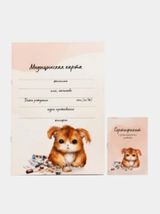 Медицинская карта ребенка 026/у с сертификатом в дет.сад и школу