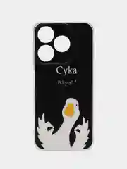 Фуксия чехол Tecno Spark 10 / 10C, Спарк 10С с рисунком / принтом