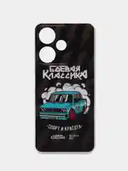 Хаки силиконовый чехол для Infinix HOT 30i, с принтом, с рисунком (Инфиникс Хот 30 Ай)
