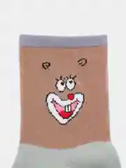 Серый женские длинные носки