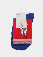 Синий женские длинные носки