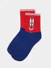 Синий женские длинные носки