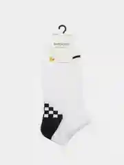 Белый мужские короткие носки