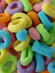 Разноцветный резинки для волос маленькие, 2 см