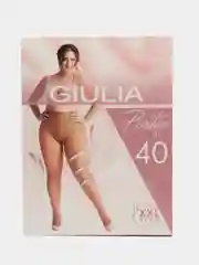 Карамельный колготки женские Giulia POSITIVE FIT 40 COMFORT больших размеров