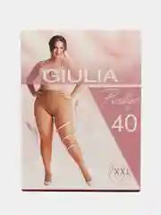 Карамельный колготки женские Giulia POSITIVE FIT 40 COMFORT больших размеров