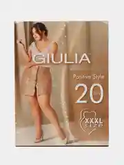 Карамельный колготки женские Giulia POSITIVE STYLE 20 COMFORT больших размеров