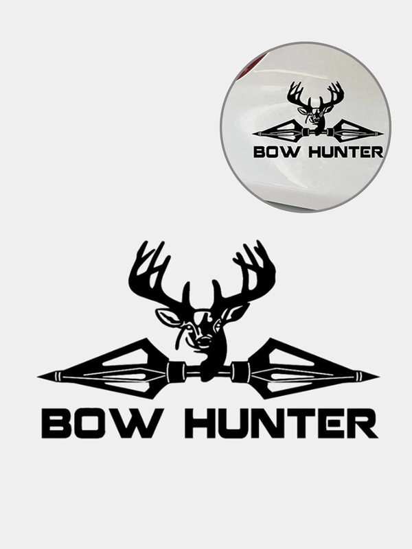 Наклейка на авто "Bow hunter"