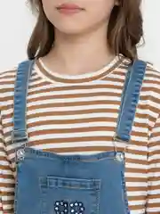 Джинсовый комбинезон