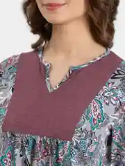 Бордовый комплект женский: брюки и туника, домашний, размеры с LILIANS