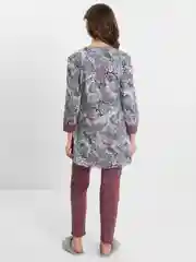 Бордовый комплект женский: брюки и туника, домашний, размеры с LILIANS
