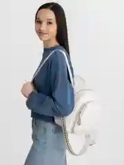 Белый сумка рюкзак женский