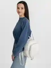 Белый сумка рюкзак женский