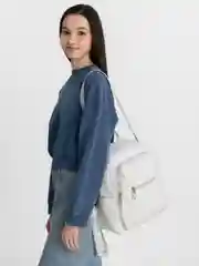 Белый сумка рюкзак женский