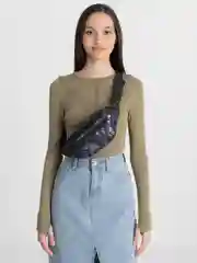 Черный сумка поясная для бега
