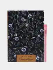 Индиго набор подарочный/ праздничный/ женский: ежедневник/планнинг, ручка/мыльные розы