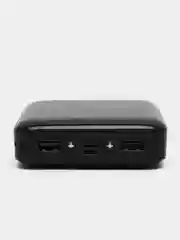 Портативный аккумулятор Power Bank, 10000 mAh, со встроенными кабелями и фонариком