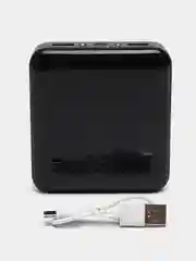 Портативный аккумулятор Power Bank, 10000 mAh, со встроенными кабелями и фонариком