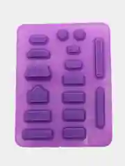 Фиолетовый заглушки для ноутбука пылезащитные/ набор из 16 штук для USB-разъемов