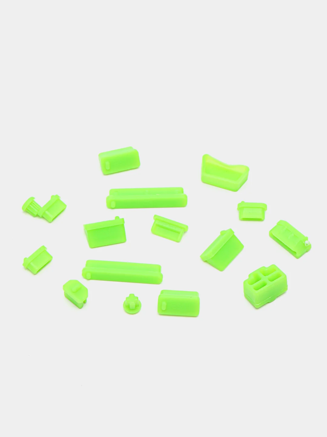 Зеленый заглушки для ноутбука пылезащитные/ набор из 16 штук для USB-разъемов