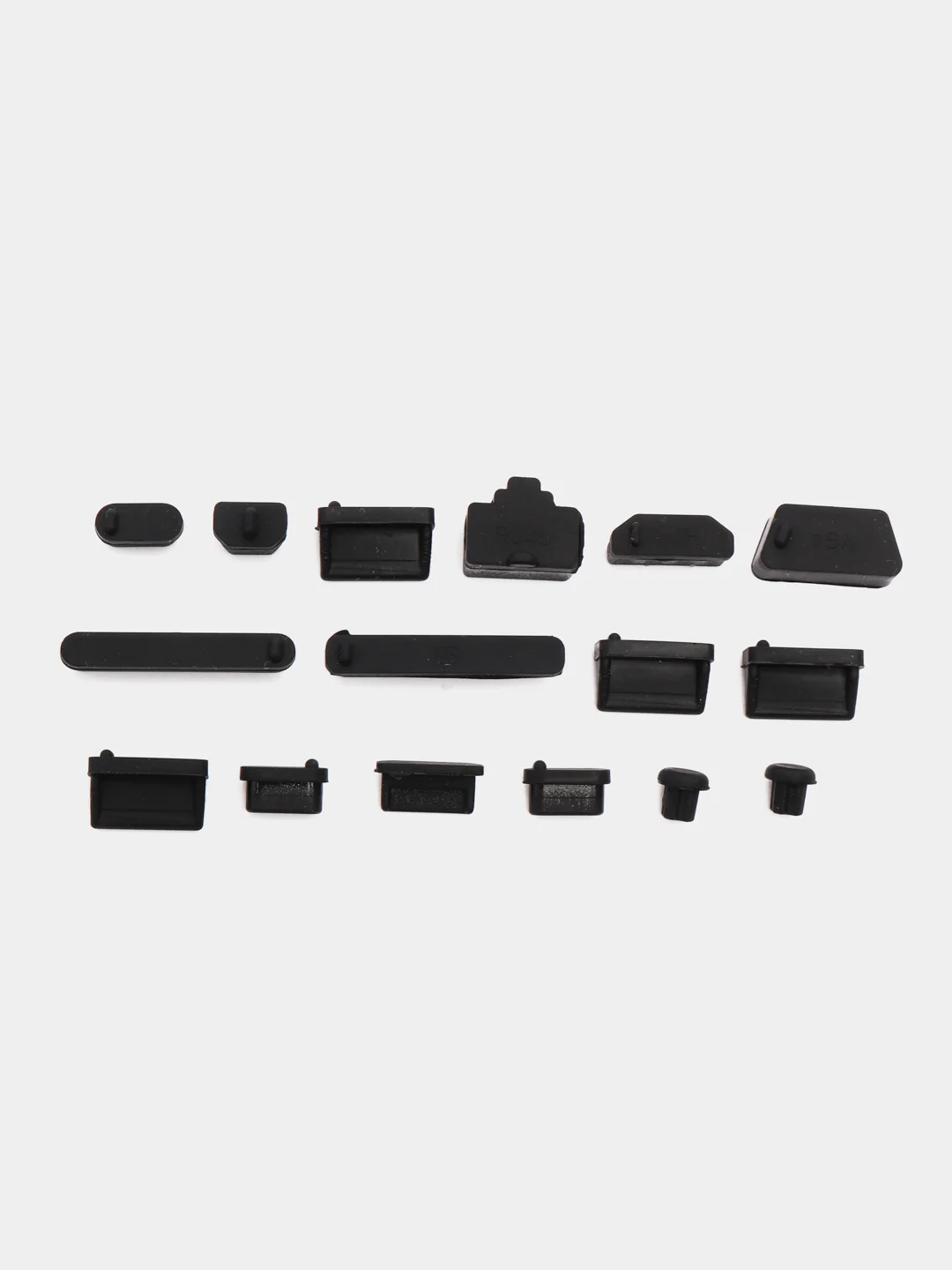 Черный заглушки для ноутбука пылезащитные/ набор из 16 штук для USB-разъемов