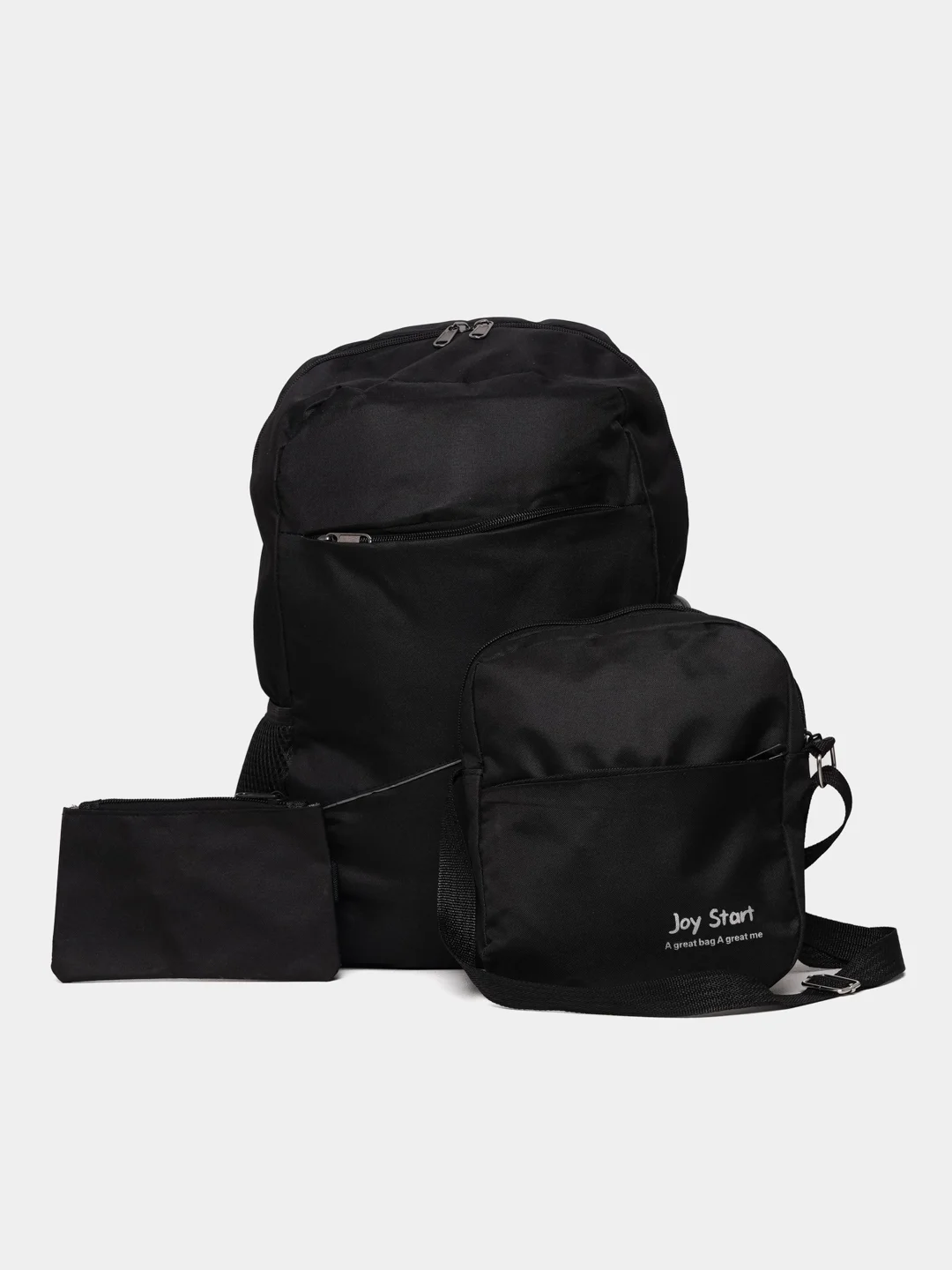 Черный trendd / Рюкзак универсальный 3в1 Unisex Slim мужской/женский с выходом USB