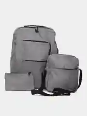 Серый trendd / Рюкзак универсальный 3в1 Unisex Smart мужской/женский с выходом USB