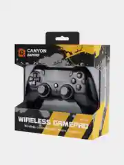Черный беспроводной геймпад Canyon GP-W5 с тачпадом для PS4 и PC