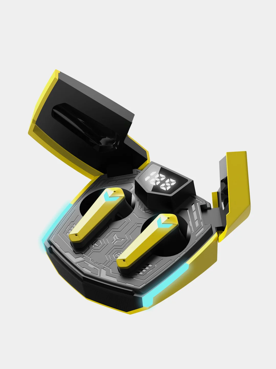 Желтый беспроводные игровые наушники Canyon GTWS-2, сенсорное управление, Bluetooth 5.3