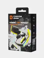 Желтый беспроводные игровые наушники Canyon GTWS-2, сенсорное управление, Bluetooth 5.3