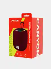 Красный портативная колонка Canyon BSP-8 с RGB-подсветкой, 10W