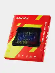 Черный охлаждающая подставка для ноутбуков Canyon NS-03, диагональ до 15.6