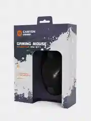 Черный игровая мышь Canyon GM-211 "ACCEPTER", с RGB-подсветкой, 6 кнопок