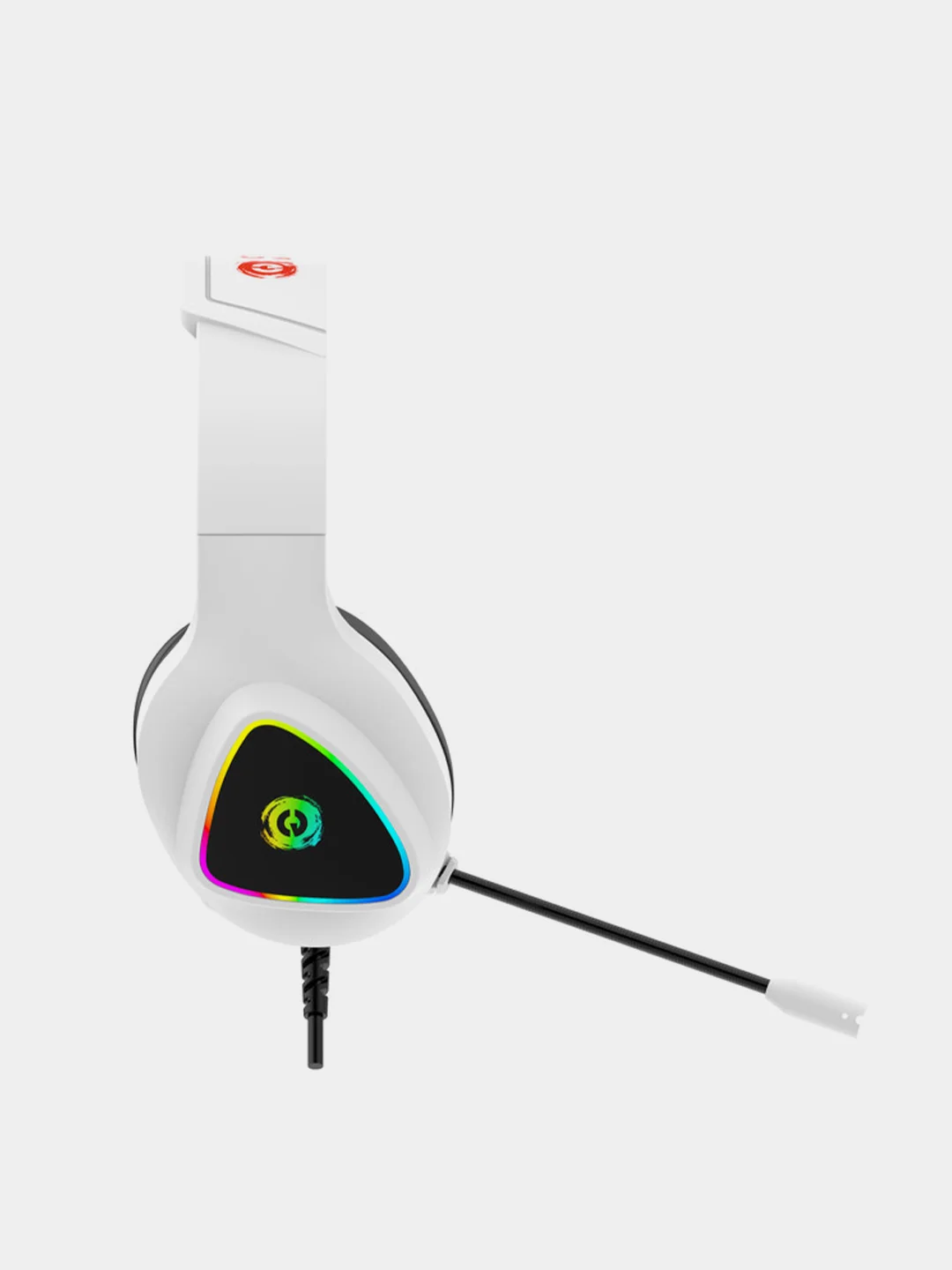 Белый игровые наушники Canyon SHADDER GH-6, с микрофоном и RGB-подсветкой