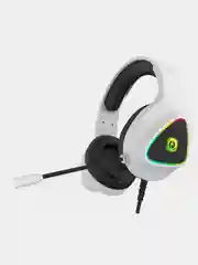 Белый игровые наушники Canyon SHADDER GH-6, с микрофоном и RGB-подсветкой