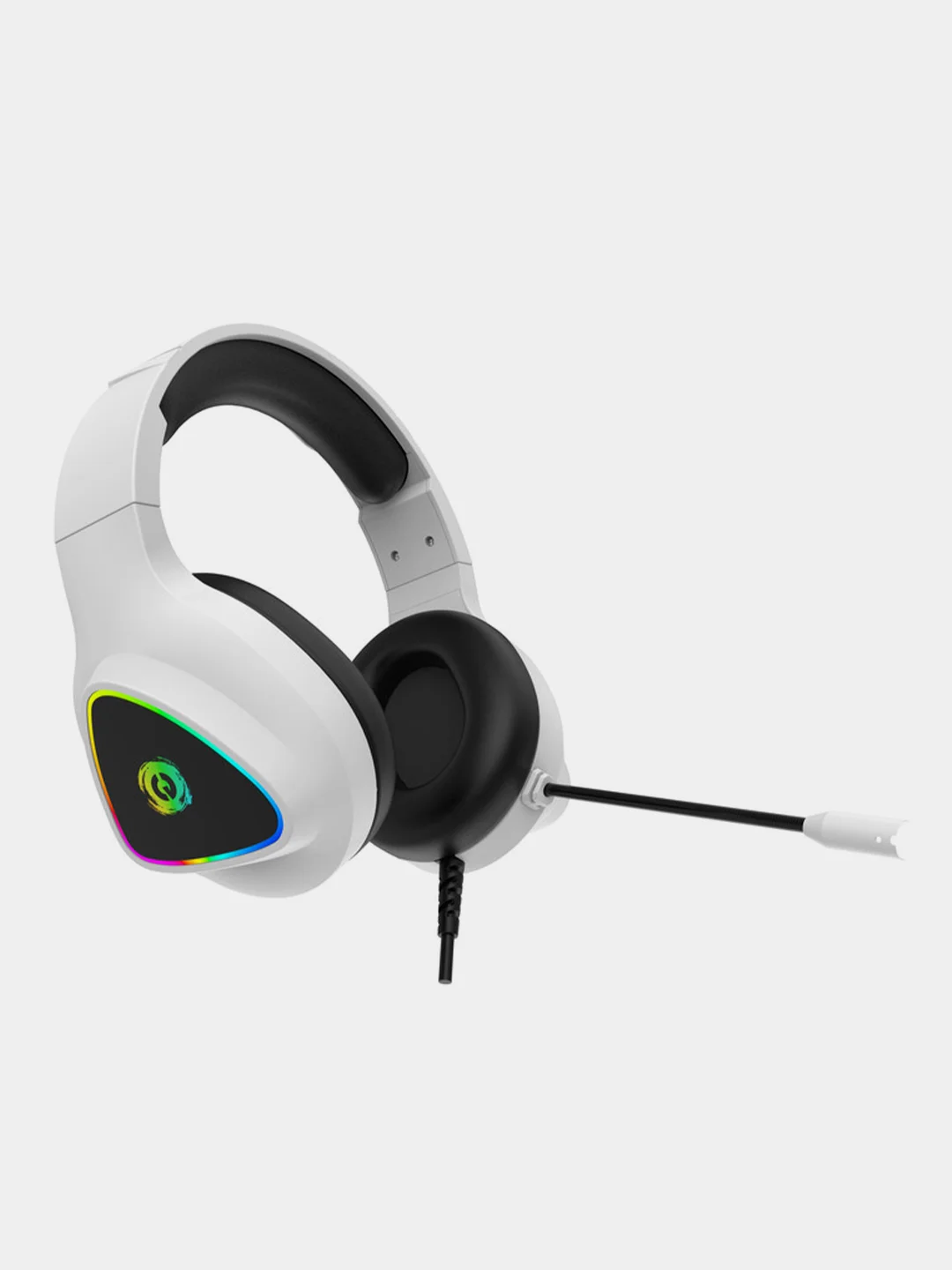 Белый игровые наушники Canyon SHADDER GH-6, с микрофоном и RGB-подсветкой