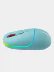 Голубой беспроводная мышь Canyon MW-22, с RGB-подсветкой, перезаряжаемая, двухрежимная, 1600 DPI