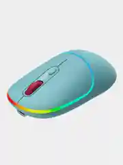 Голубой беспроводная мышь Canyon MW-22, с RGB-подсветкой, перезаряжаемая, двухрежимная, 1600 DPI