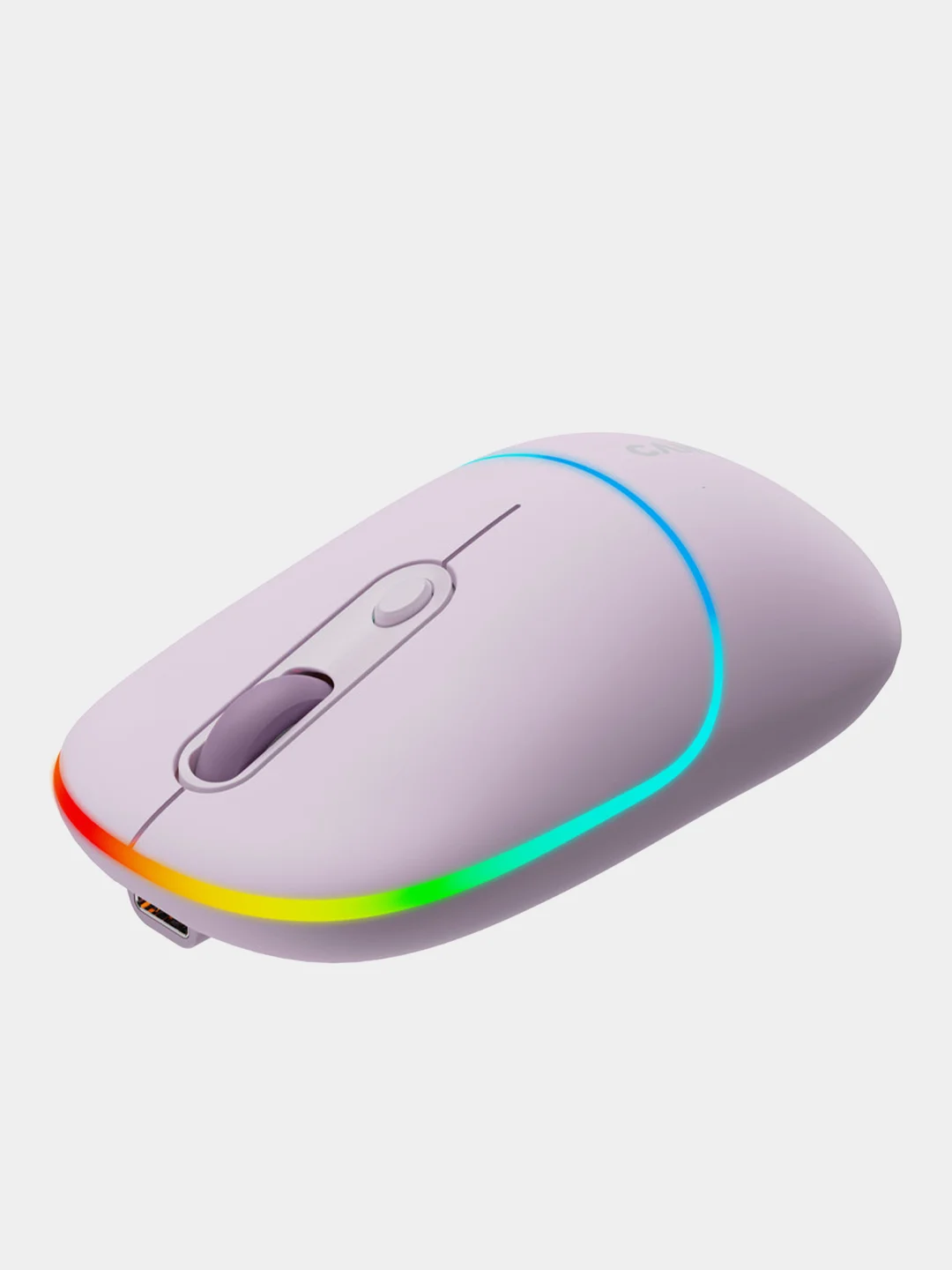 Розовый беспроводная мышь Canyon MW-22, с RGB-подсветкой, перезаряжаемая, двухрежимная, 1600 DPI
