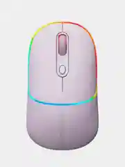 Розовый беспроводная мышь Canyon MW-22, с RGB-подсветкой, перезаряжаемая, двухрежимная, 1600 DPI