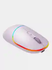 Розовый беспроводная мышь Canyon MW-22, с RGB-подсветкой, перезаряжаемая, двухрежимная, 1600 DPI