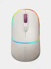 Серый беспроводная мышь Canyon MW-22, с RGB-подсветкой, перезаряжаемая, двухрежимная, 1600 DPI