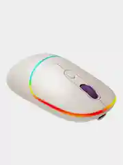 Серый беспроводная мышь Canyon MW-22, с RGB-подсветкой, перезаряжаемая, двухрежимная, 1600 DPI