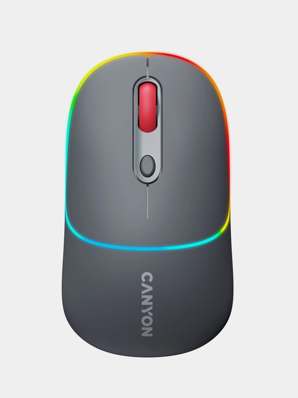 Беспроводная мышь Canyon MW-22, с RGB-подсветкой, перезаряжаемая, двухрежимная, 1600 DPI